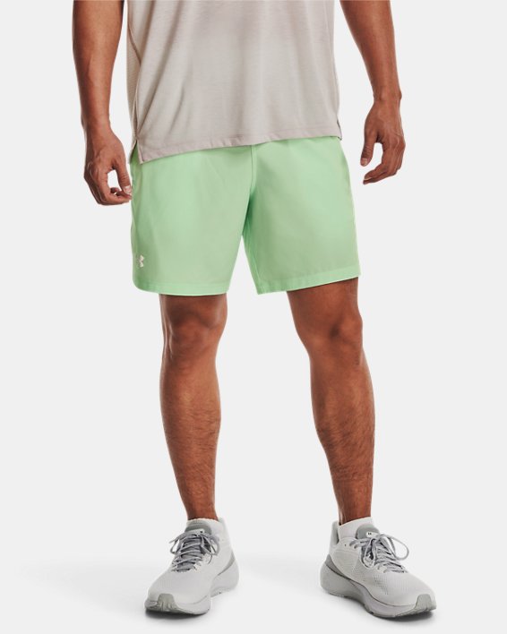 Men's UA SpeedPocket 7" Shorts, Green, pdpMainDesktop image number 0